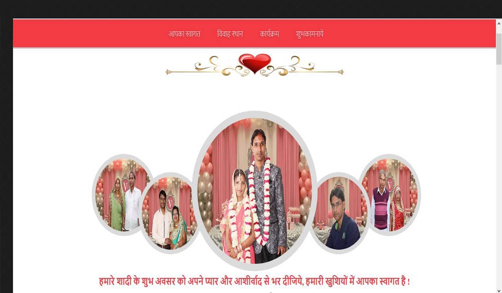 Widding Invitation Website